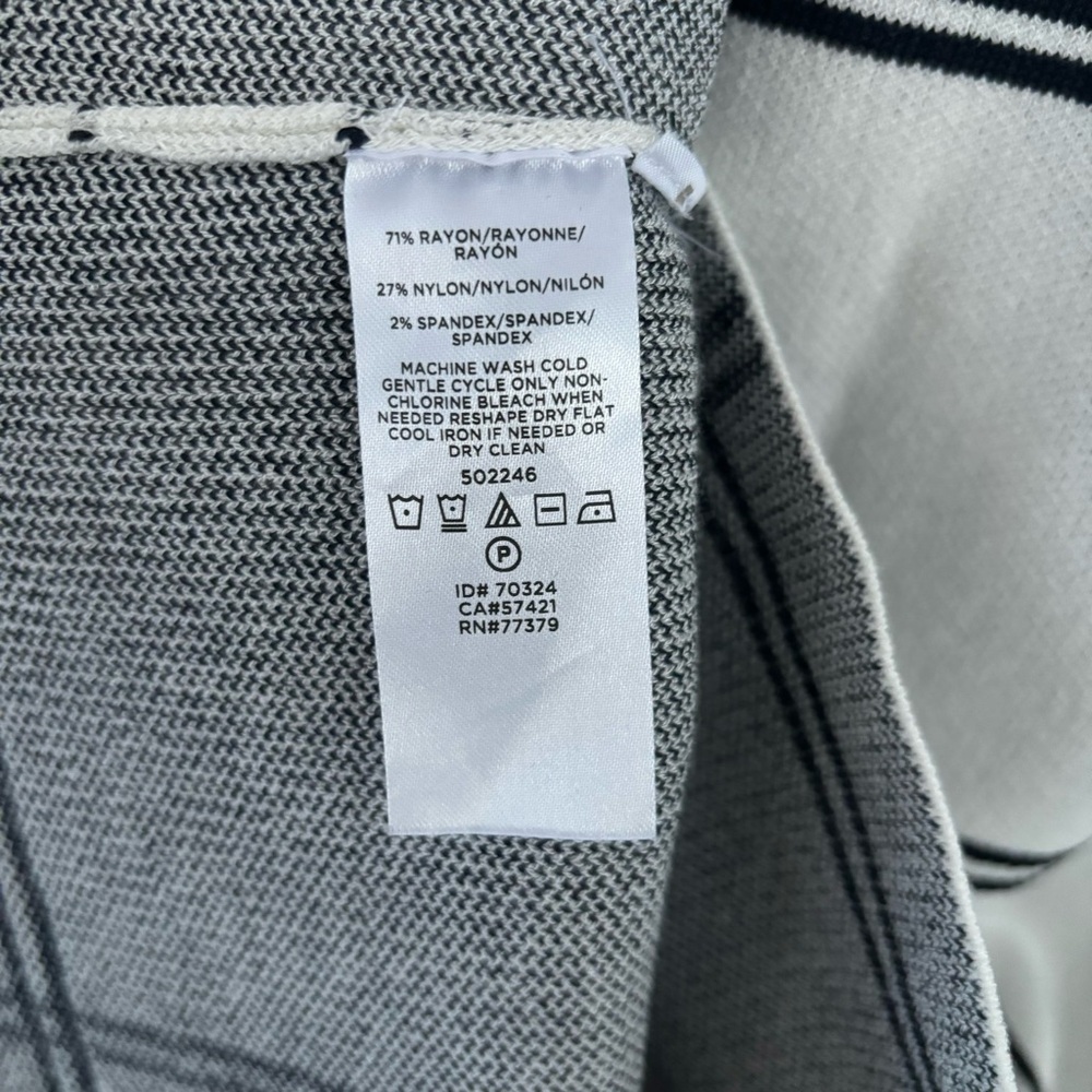 Ann Taylor Loft Windowpane Crew Neck Sweater - Picture 9 of 9